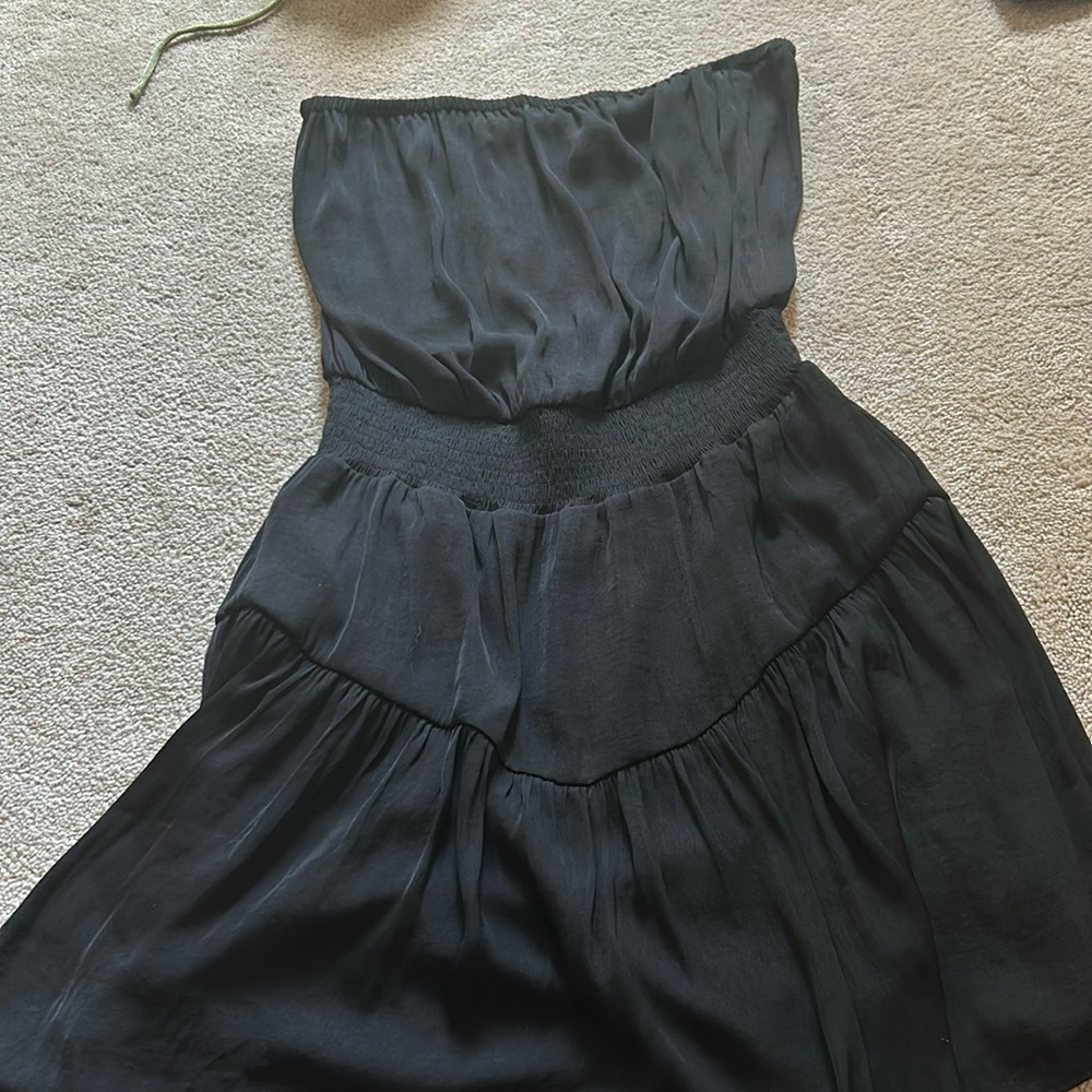 Black strapless dress size small